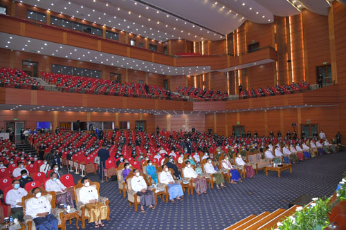 ၅၈ နှစ်မြောက် မြန်မာနိုင်ငံ ရဲတပ်ဖွဲ့ ရွှေရတု နှစ်ပတ်လည်နေ့ အခမ်းအနား
