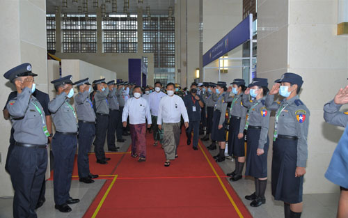 ၅၈ နှစ်မြောက် မြန်မာနိုင်ငံ ရဲတပ်ဖွဲ့ ရွှေရတု နှစ်ပတ်လည်နေ့ အခမ်းအနား